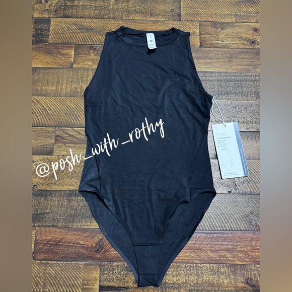 🍋 Lululemon Wundermost Ultra-Soft Nulu High-Neck Sleeveless Bodysuit, NWT - Picture 2 of 14